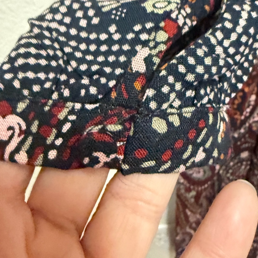 NWT KNOX ROSE Paisley Print Dress - Picture 6 of 10